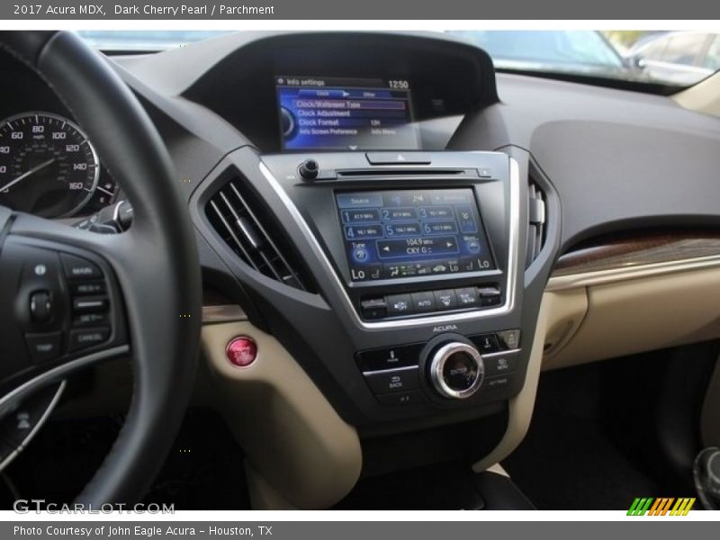 Dark Cherry Pearl / Parchment 2017 Acura MDX