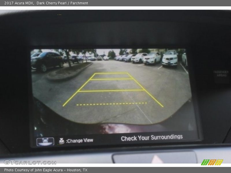Dark Cherry Pearl / Parchment 2017 Acura MDX