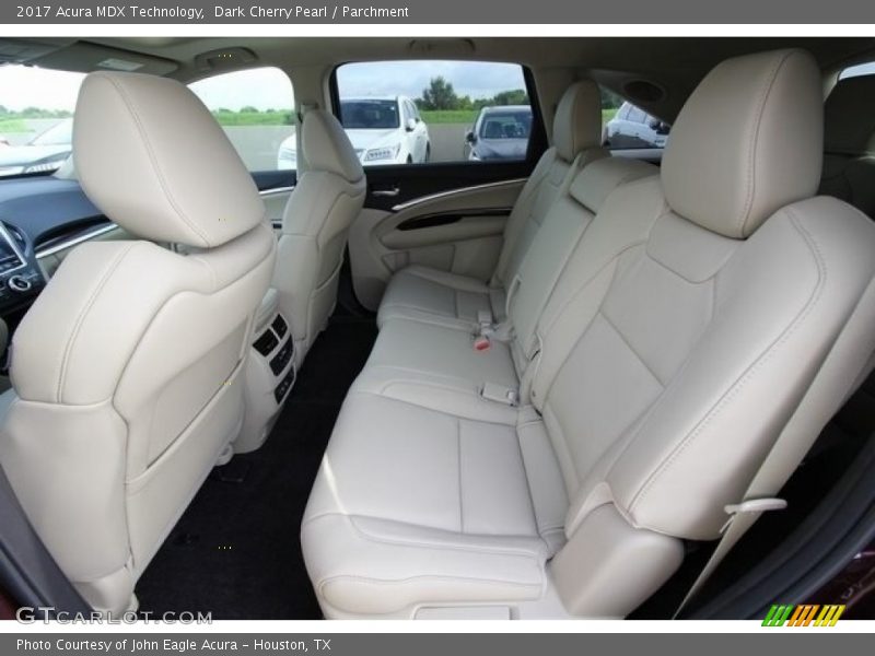 Dark Cherry Pearl / Parchment 2017 Acura MDX Technology