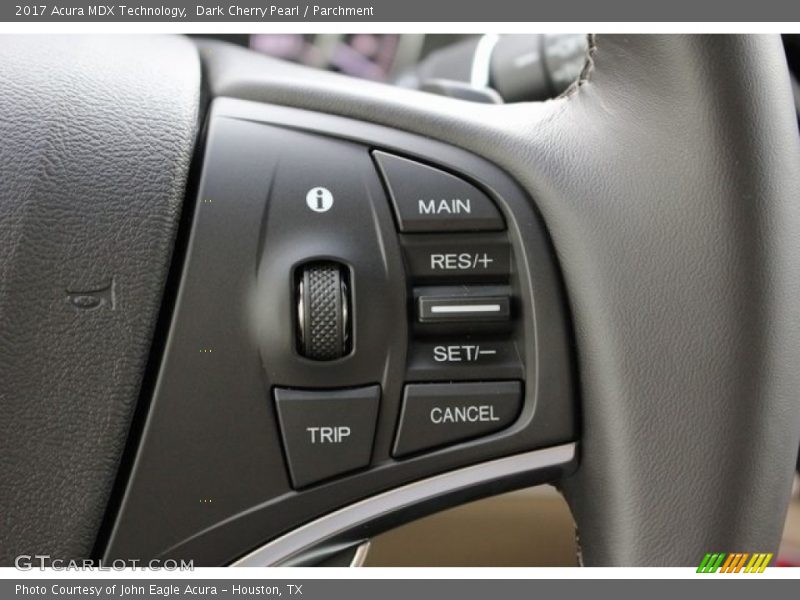 Dark Cherry Pearl / Parchment 2017 Acura MDX Technology