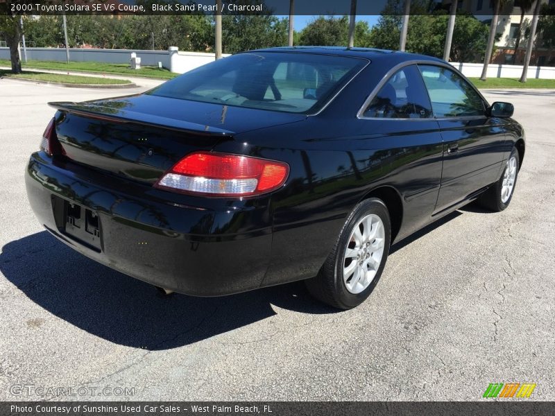 Black Sand Pearl / Charcoal 2000 Toyota Solara SE V6 Coupe