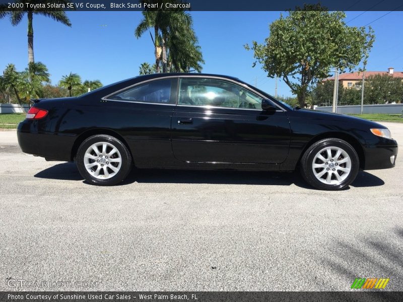 Black Sand Pearl / Charcoal 2000 Toyota Solara SE V6 Coupe