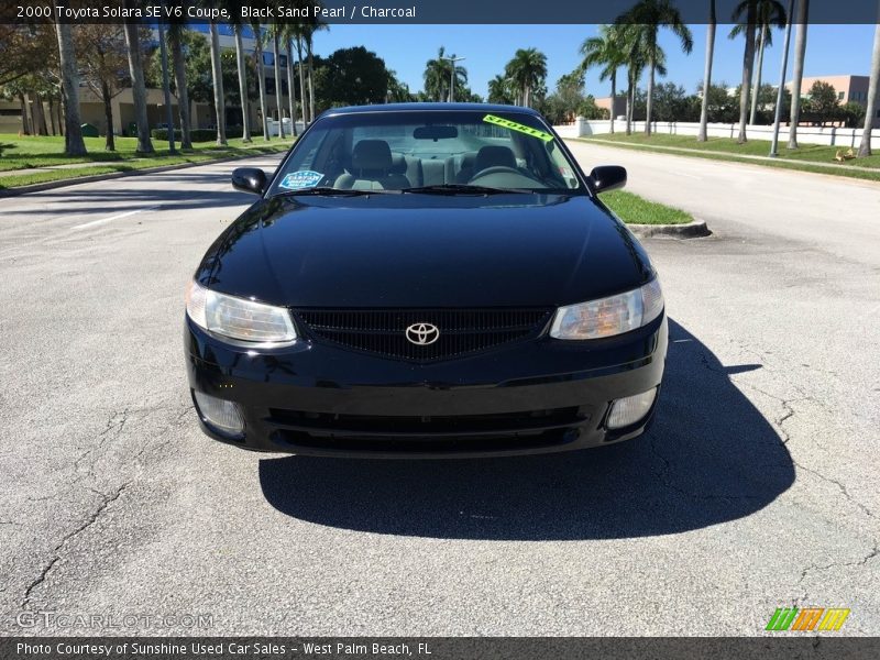 Black Sand Pearl / Charcoal 2000 Toyota Solara SE V6 Coupe