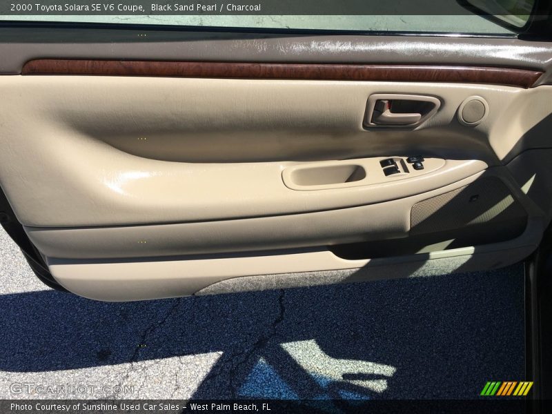 Black Sand Pearl / Charcoal 2000 Toyota Solara SE V6 Coupe