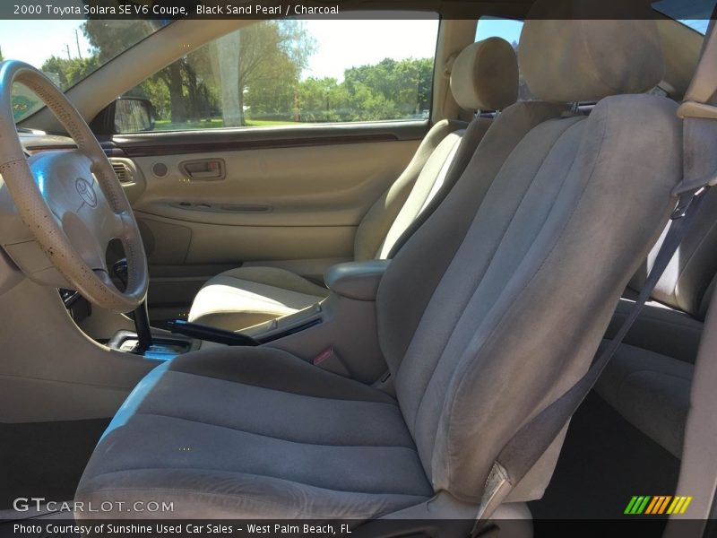 Black Sand Pearl / Charcoal 2000 Toyota Solara SE V6 Coupe