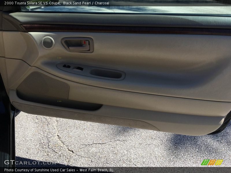 Black Sand Pearl / Charcoal 2000 Toyota Solara SE V6 Coupe