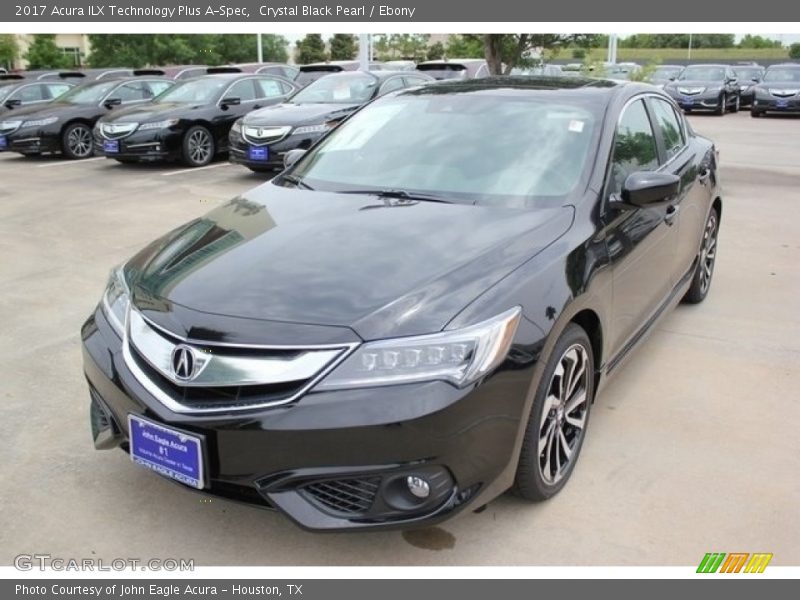 Crystal Black Pearl / Ebony 2017 Acura ILX Technology Plus A-Spec