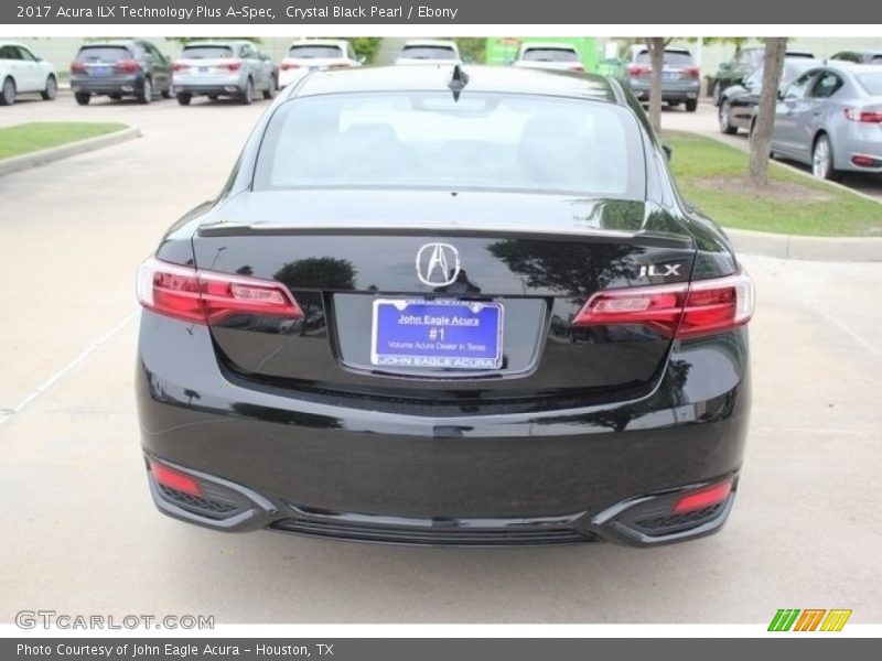 Crystal Black Pearl / Ebony 2017 Acura ILX Technology Plus A-Spec