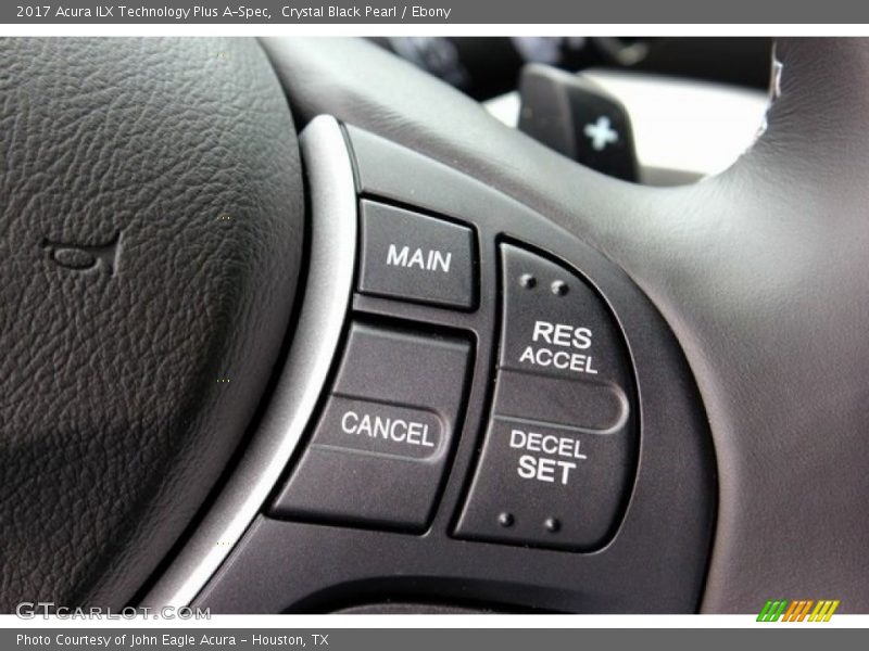 Crystal Black Pearl / Ebony 2017 Acura ILX Technology Plus A-Spec