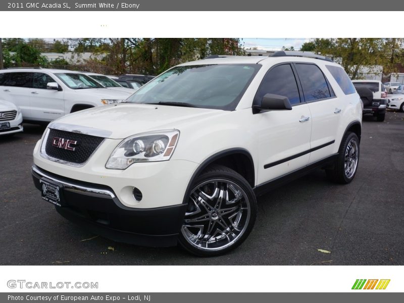 Summit White / Ebony 2011 GMC Acadia SL