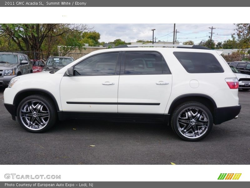Summit White / Ebony 2011 GMC Acadia SL