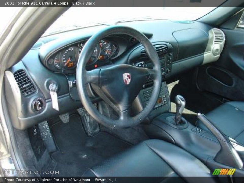 Black / Black 2001 Porsche 911 Carrera 4 Coupe