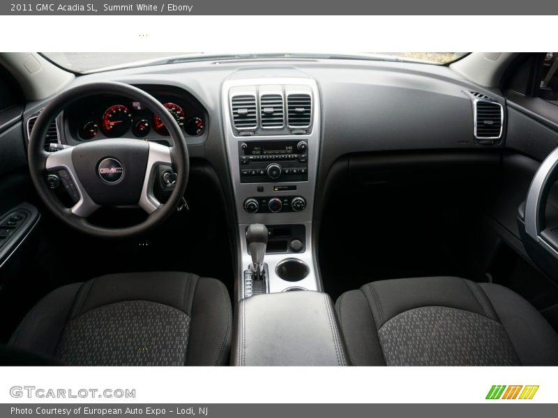 Summit White / Ebony 2011 GMC Acadia SL
