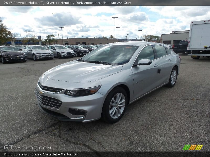 Silver Ice Metallic / Dark Atmosphere/Medium Ash Gray 2017 Chevrolet Malibu LT