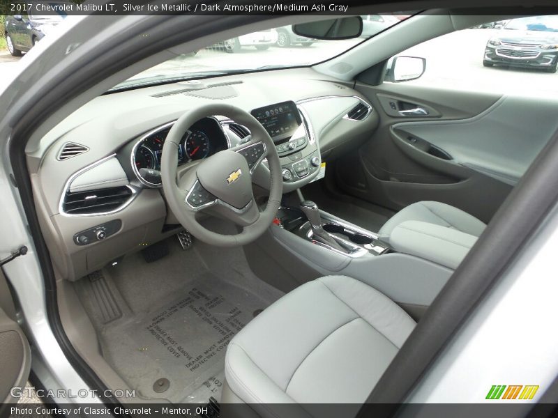 Silver Ice Metallic / Dark Atmosphere/Medium Ash Gray 2017 Chevrolet Malibu LT