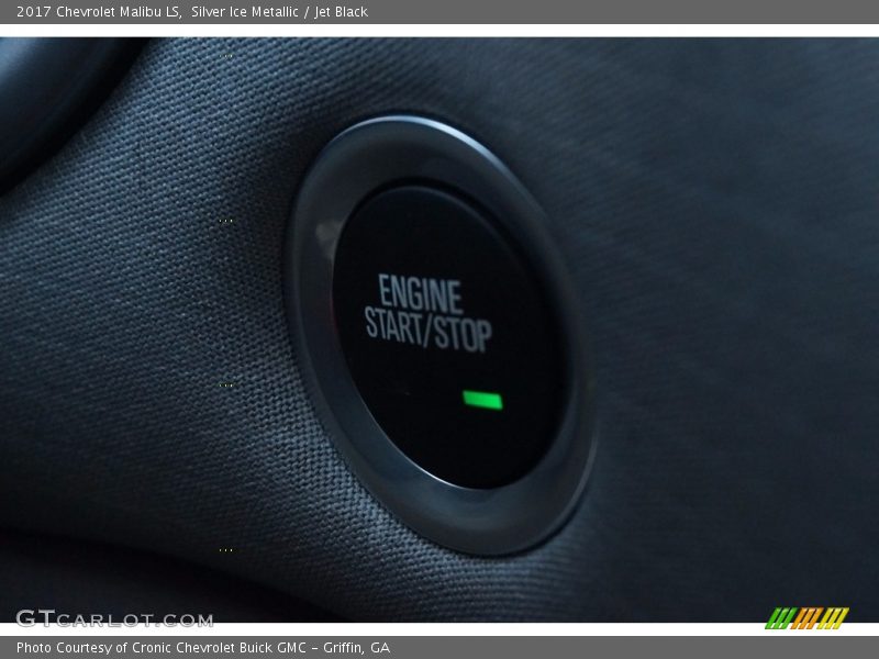 Silver Ice Metallic / Jet Black 2017 Chevrolet Malibu LS
