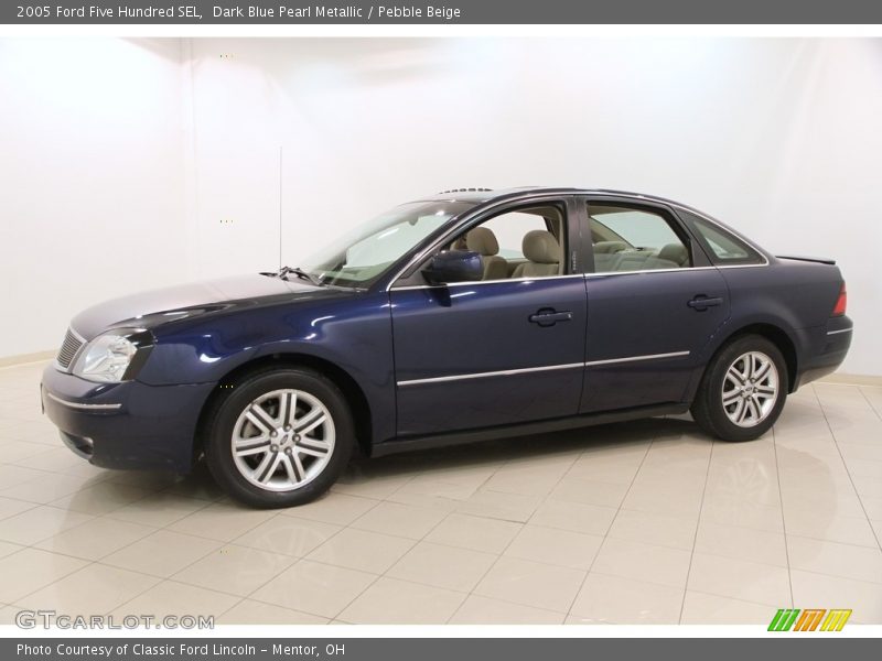 Dark Blue Pearl Metallic / Pebble Beige 2005 Ford Five Hundred SEL