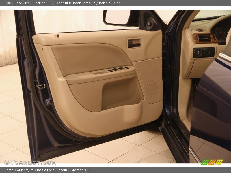Dark Blue Pearl Metallic / Pebble Beige 2005 Ford Five Hundred SEL