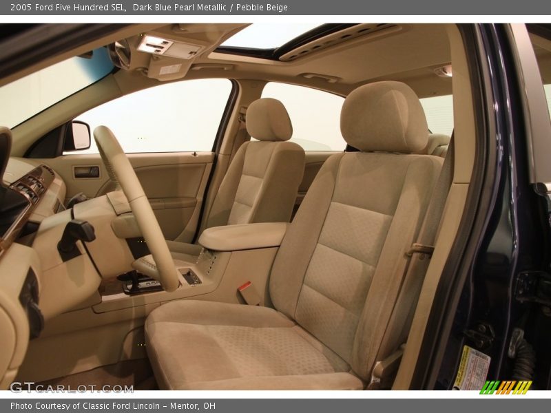 Dark Blue Pearl Metallic / Pebble Beige 2005 Ford Five Hundred SEL