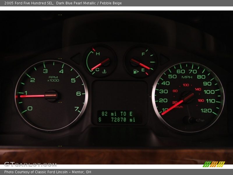 Dark Blue Pearl Metallic / Pebble Beige 2005 Ford Five Hundred SEL