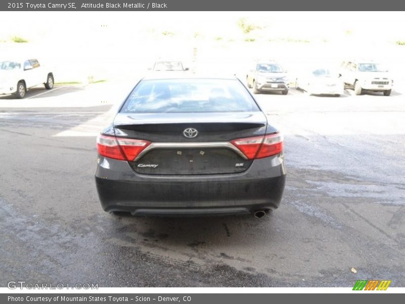 Attitude Black Metallic / Black 2015 Toyota Camry SE
