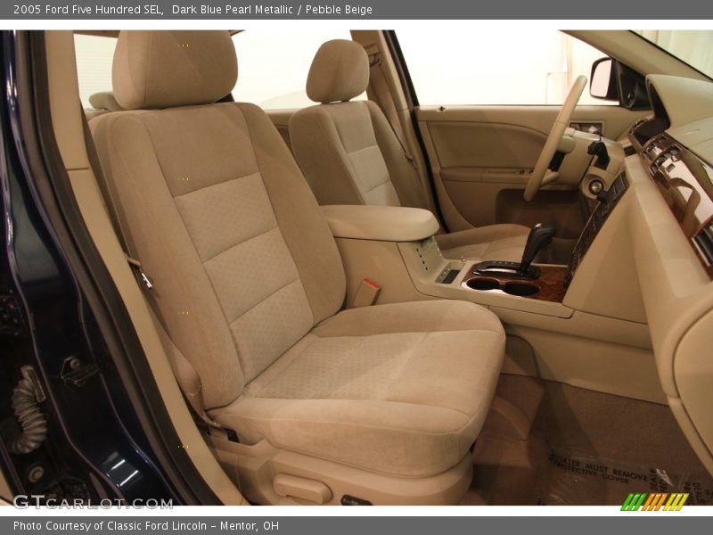 Dark Blue Pearl Metallic / Pebble Beige 2005 Ford Five Hundred SEL
