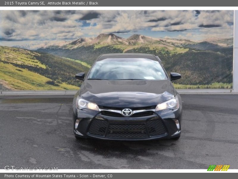 Attitude Black Metallic / Black 2015 Toyota Camry SE
