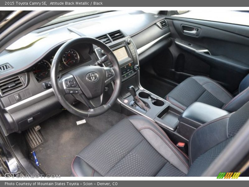 Attitude Black Metallic / Black 2015 Toyota Camry SE