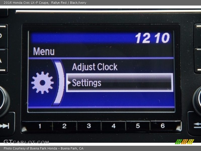 Rallye Red / Black/Ivory 2016 Honda Civic LX-P Coupe