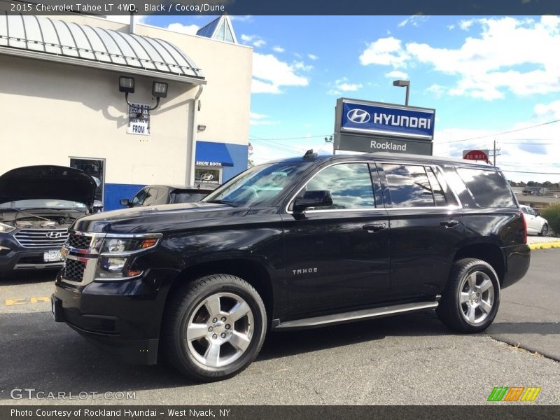 Black / Cocoa/Dune 2015 Chevrolet Tahoe LT 4WD