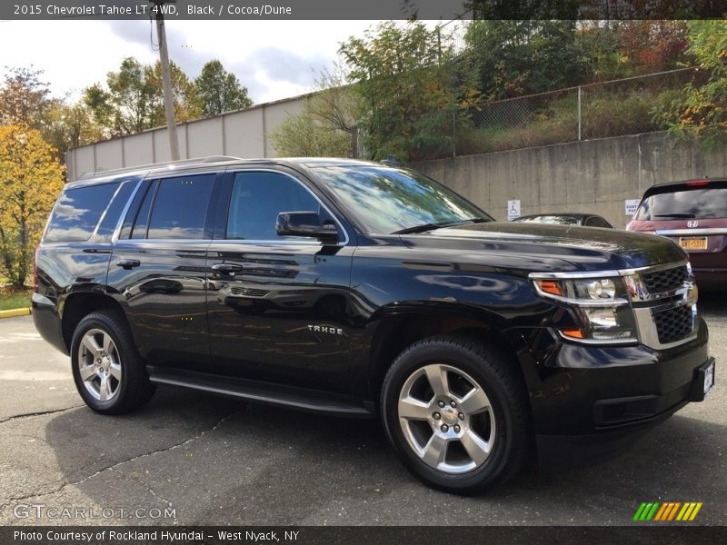 Black / Cocoa/Dune 2015 Chevrolet Tahoe LT 4WD