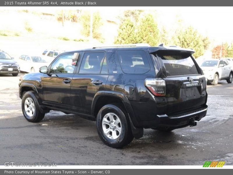 Attitude Black / Black 2015 Toyota 4Runner SR5 4x4