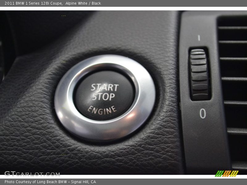 Alpine White / Black 2011 BMW 1 Series 128i Coupe