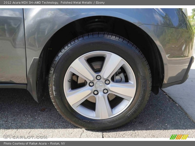Polished Metal Metallic / Ebony 2012 Acura MDX SH-AWD Technology
