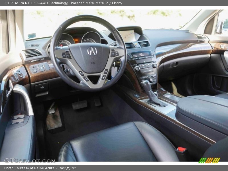 Polished Metal Metallic / Ebony 2012 Acura MDX SH-AWD Technology