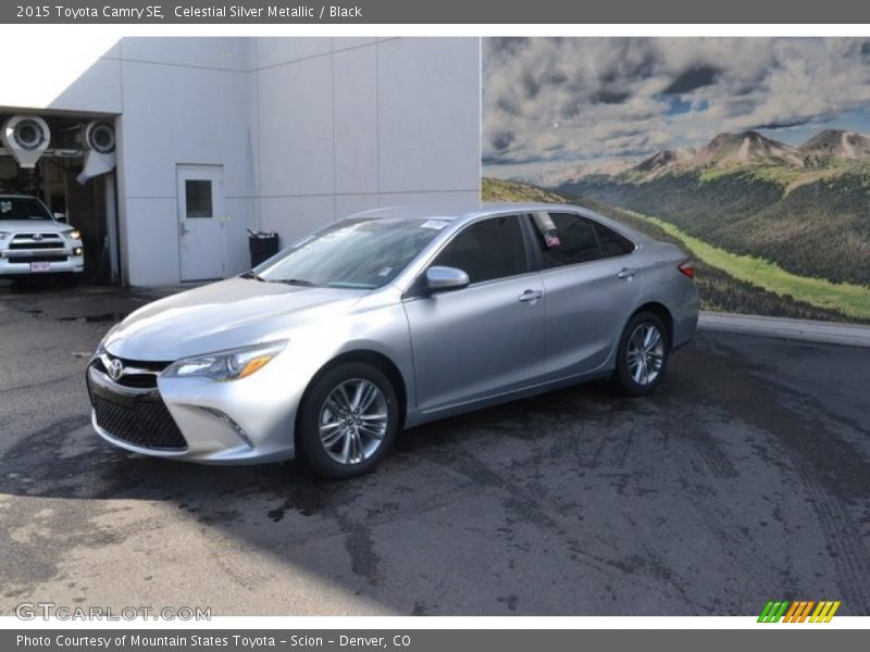 Celestial Silver Metallic / Black 2015 Toyota Camry SE