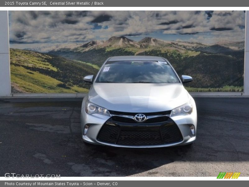 Celestial Silver Metallic / Black 2015 Toyota Camry SE