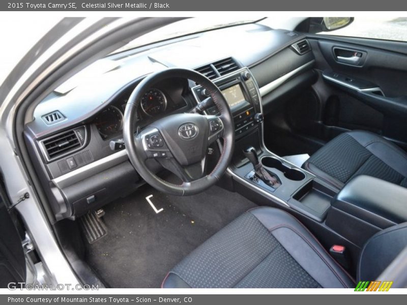 Celestial Silver Metallic / Black 2015 Toyota Camry SE