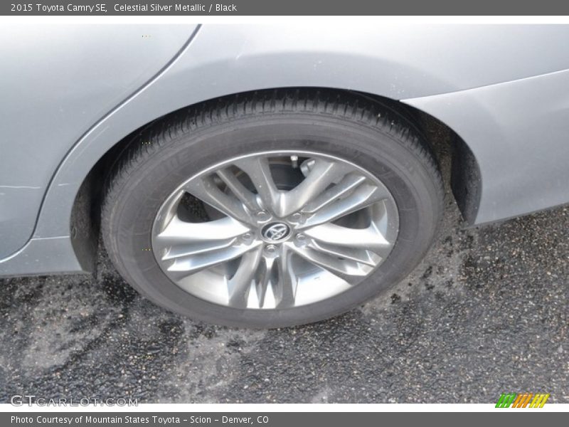 Celestial Silver Metallic / Black 2015 Toyota Camry SE