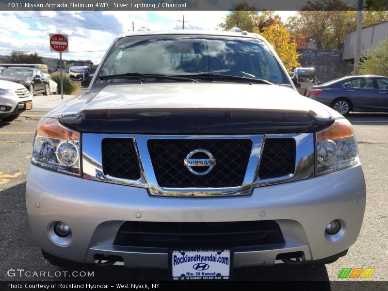 Silver Lightning / Charcoal 2011 Nissan Armada Platinum 4WD