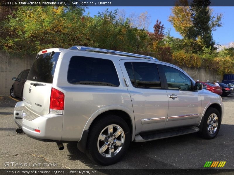Silver Lightning / Charcoal 2011 Nissan Armada Platinum 4WD