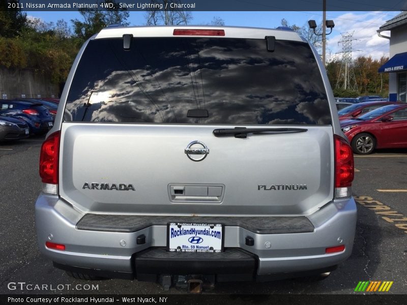 Silver Lightning / Charcoal 2011 Nissan Armada Platinum 4WD