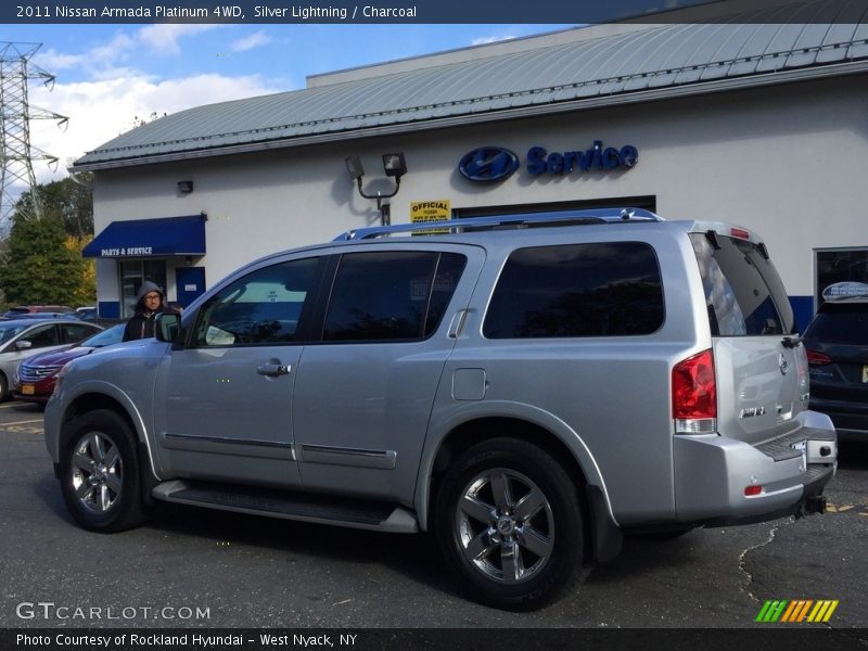 Silver Lightning / Charcoal 2011 Nissan Armada Platinum 4WD