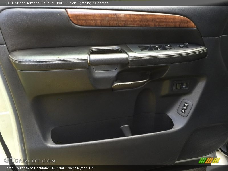 Silver Lightning / Charcoal 2011 Nissan Armada Platinum 4WD