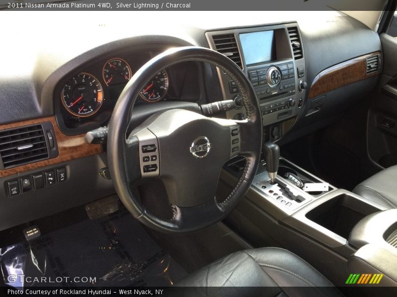 Silver Lightning / Charcoal 2011 Nissan Armada Platinum 4WD