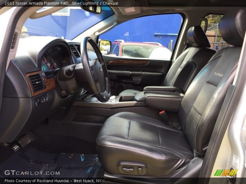Silver Lightning / Charcoal 2011 Nissan Armada Platinum 4WD