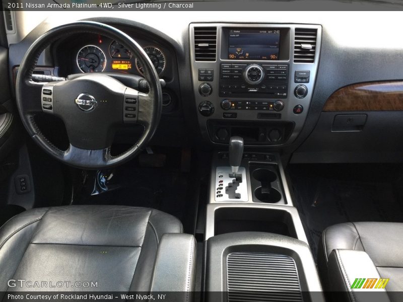 Silver Lightning / Charcoal 2011 Nissan Armada Platinum 4WD