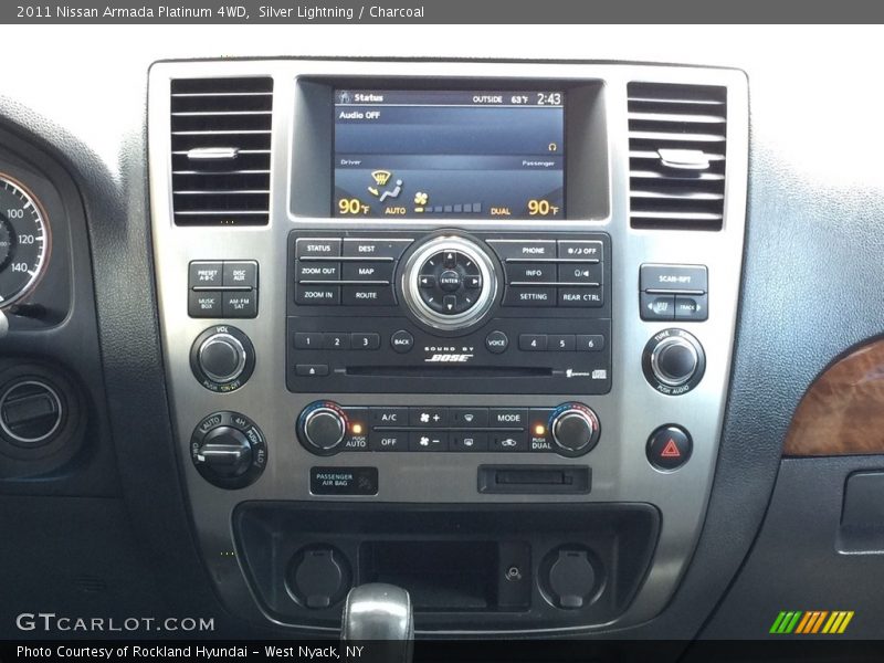 Silver Lightning / Charcoal 2011 Nissan Armada Platinum 4WD