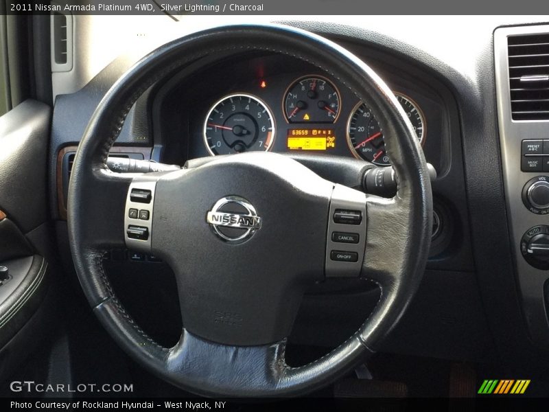 Silver Lightning / Charcoal 2011 Nissan Armada Platinum 4WD