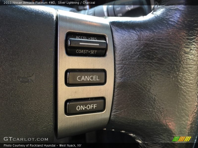 Silver Lightning / Charcoal 2011 Nissan Armada Platinum 4WD
